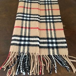 Authentic Burberry Lambswool Scarf